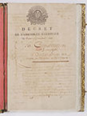 Constitution was expected by King Louis XV