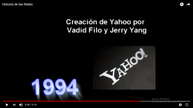 Creacion de Yahoo