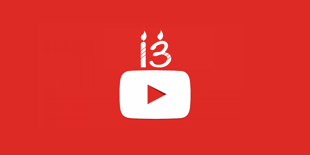 YouTube celebrates its 13th anniversary.