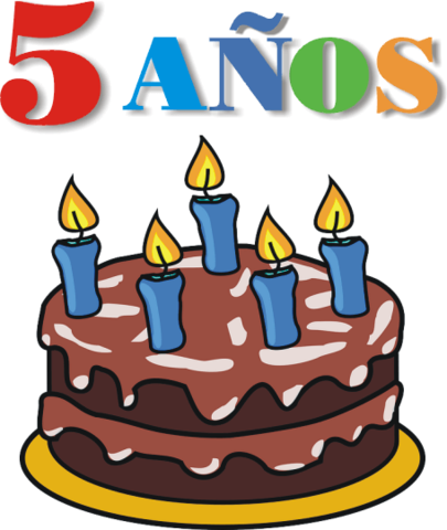 El cumpleaños de mis 5 años
