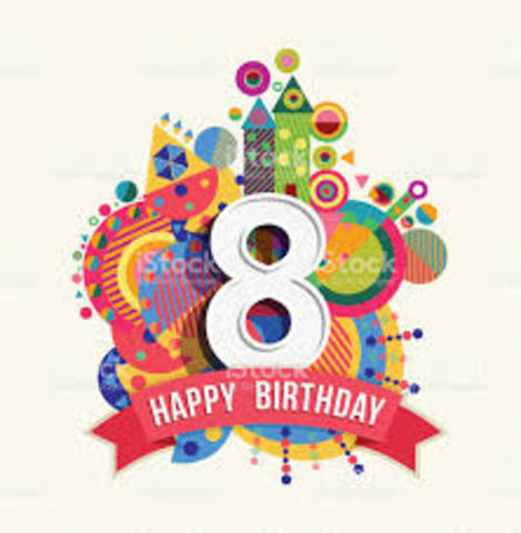 Cumplí 8 años