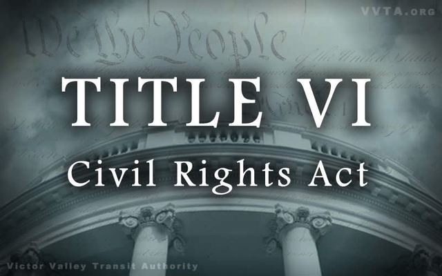 Education and Title VI of the Civil Rights Act of 1964