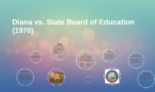 Diana v. State Board of Education