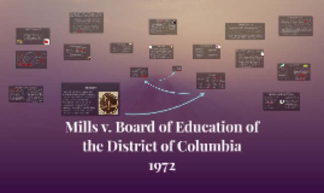 Mills v. Board of Education
