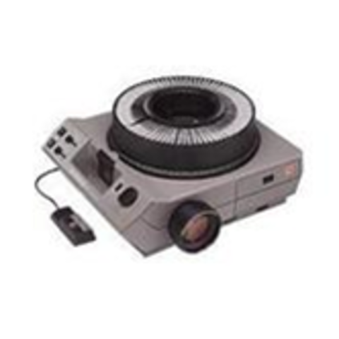 Proyector de diapositivas.