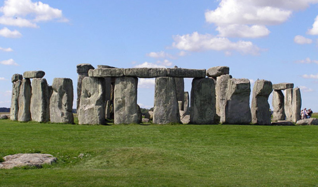 Stonehenge c. 3000. Era: Pre-historic. Medium: Stone. Size: about 8 miles