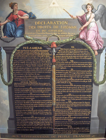 Declaration of the Rights of Man and of the Citizen