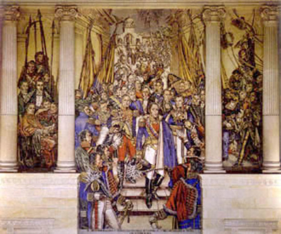 Mural Salón Elíptico del Congreso de Colombia