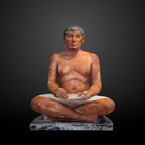 The Seated Scribe, Ancient Egypt, 2540-2325 BCE