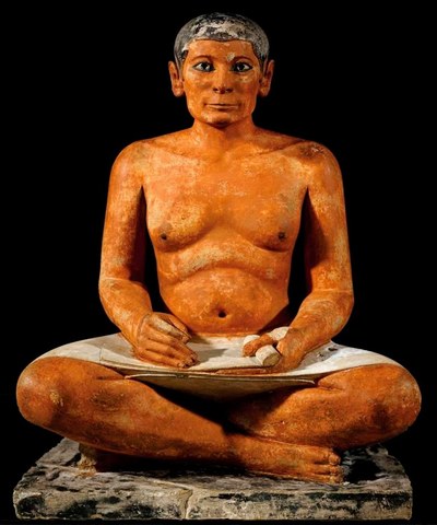 Seated Scribe / 5th Dynasty / 2450 - 2324 BCE