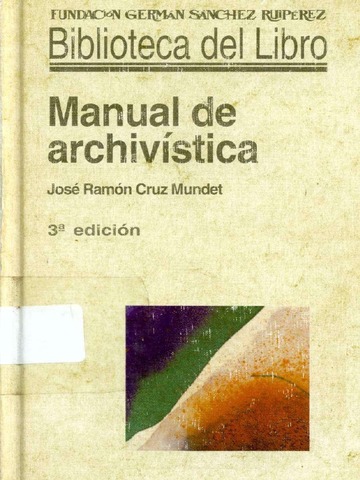 Nuevo manual Archivistico Holandés