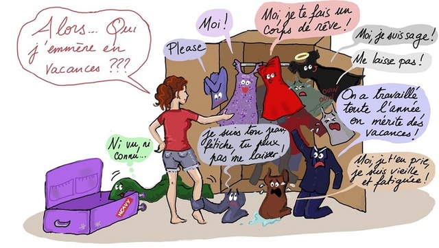 La famille  a  préparé les bagages le 22 décembre