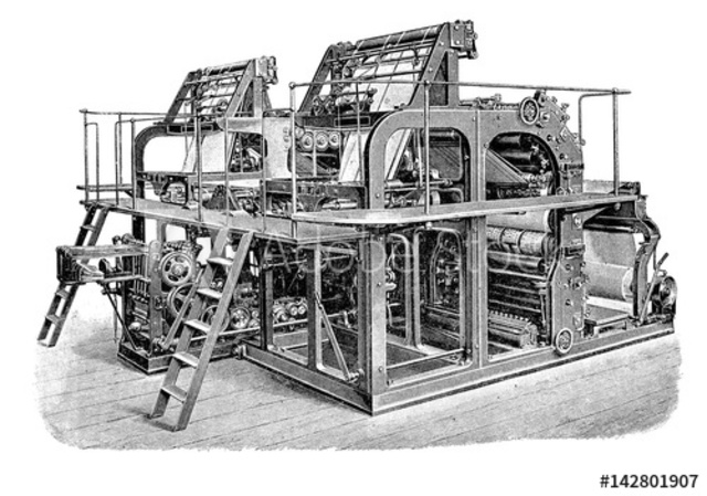 Printing Press for Mass Communication (INDUSTRIAL AGE)