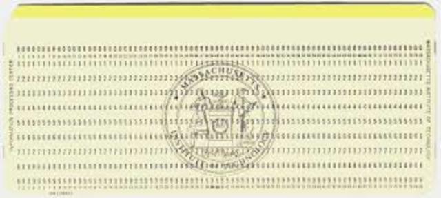 Punch Cards (INDUSTRIAL AGE)