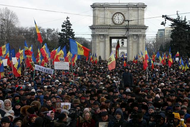 violent protests and political deadlock