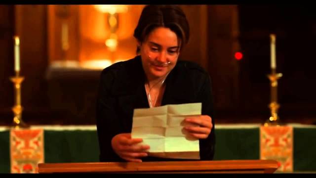 Hazel lee el email que le mando Peter van Houten