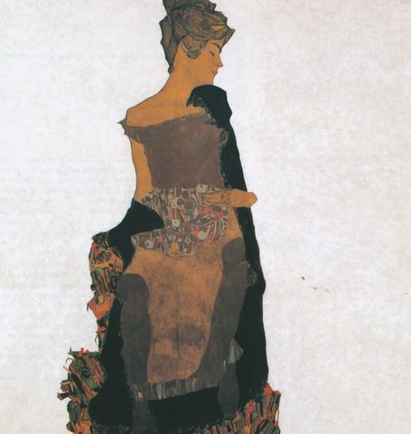 Retrato de Gerti Schiele