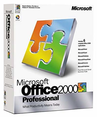 Microsoft office 2000 (office 9.0)