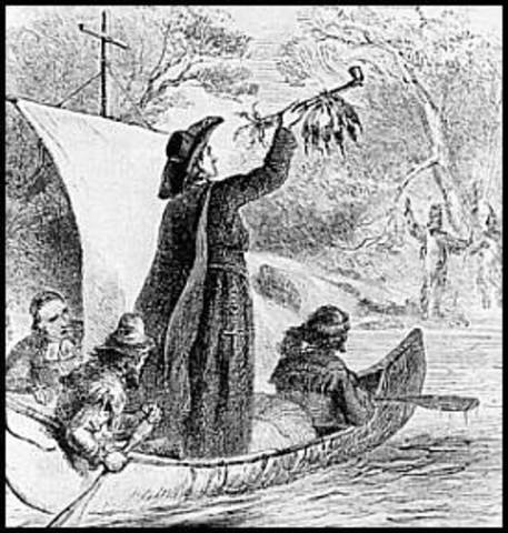 Louis Joliet and Jaques Marquette Sailed Mississippi River