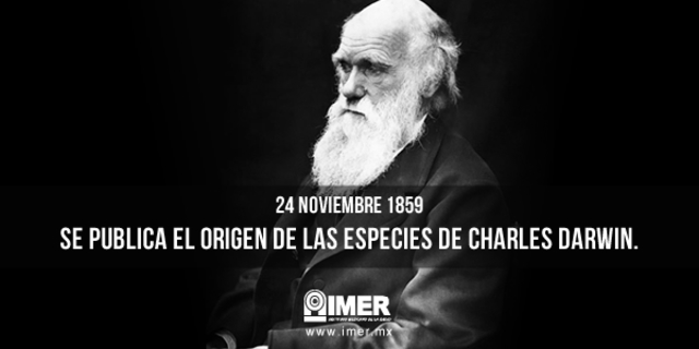 Charles Darwin propone la teoría del origen de las especies.