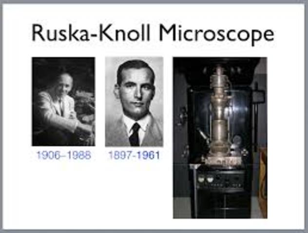 Ernst Ruska y Max Knoll