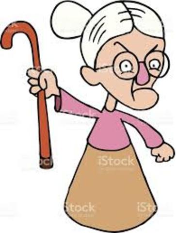 El enojo de la abuela