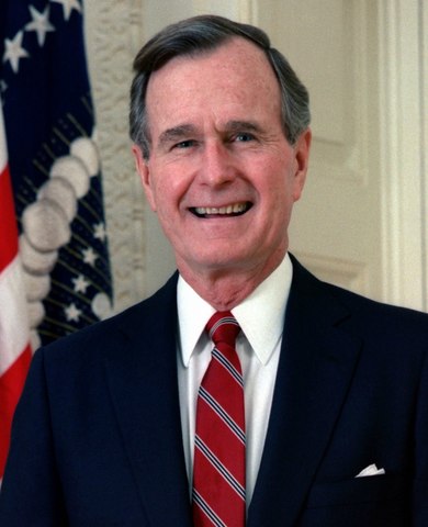 George H W Bush Becomes POTUS