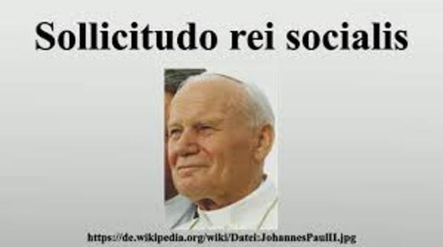 SOLICITUDO REI SOCIALIS 30 DE NOVIEMBRE DE 1987