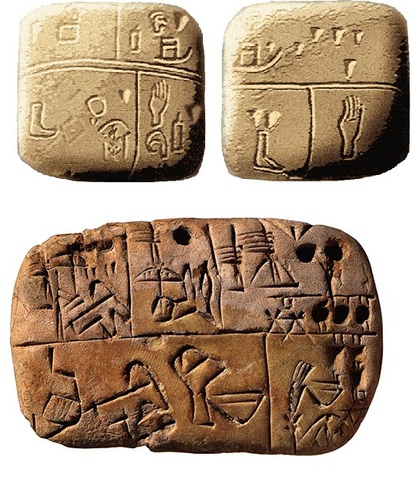 Escritura móvil en arcilla