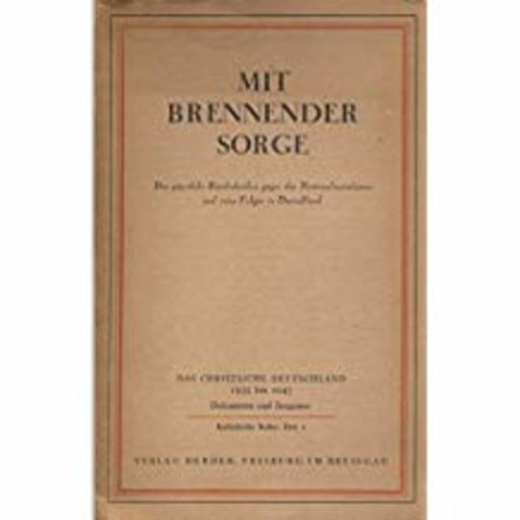 Mit brennender Sorge (papa Pio XI)