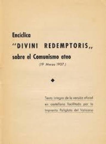 Divini Redemptoris (papa Pio XI)