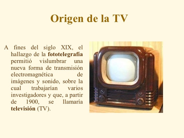 AÑO- 1927 La televisión