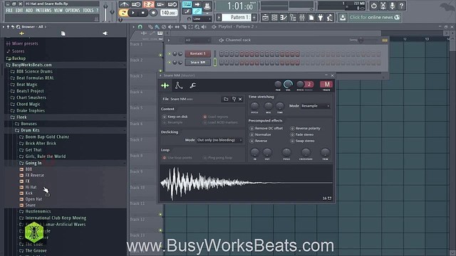 808 hi-hat triple snares