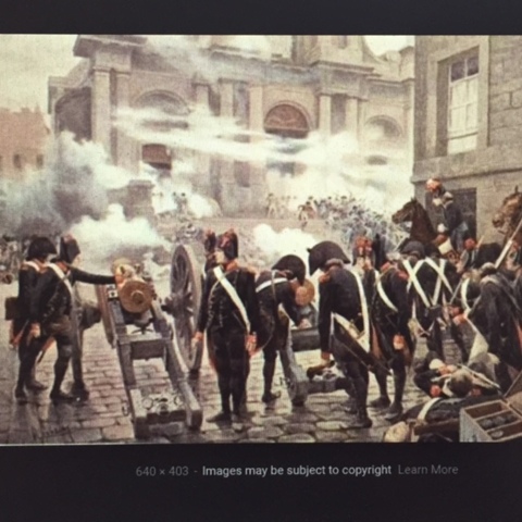 Napoleon defends the National Convention