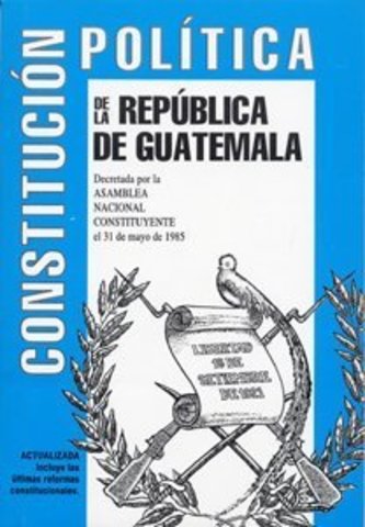 DECRETO DE LA CONSTITUCION POLITICA DE LA REPUBLICA DE GUATEMALA