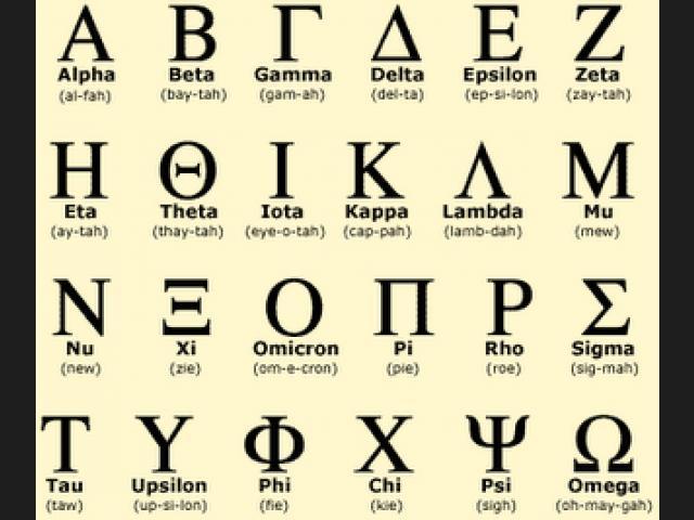 Alfabeto Griego