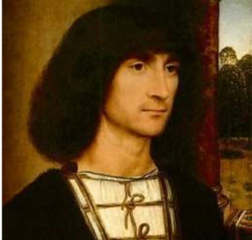 se presentó ante el poderoso Ludovico Sforza, el hombre fuerte de Milán por entonces, en cuya corte se quedaría diecisiete años como «pictor et ingenierius ducalis».