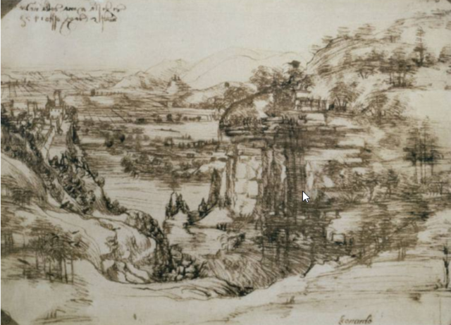 Paisaje del Valle de Arno