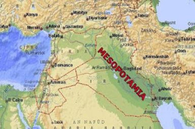 ข้อที่ 1 ดินแดนที่อยู่ระหว่างแม่น้ำไทกริส-ยูเฟรทีส