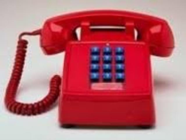 el primer teléfono de botones