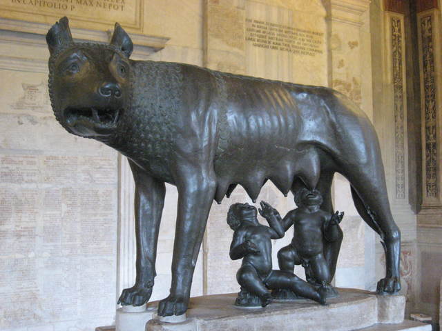 Capitoline She-Wolf, Ancient Roman, 500-480 BC
