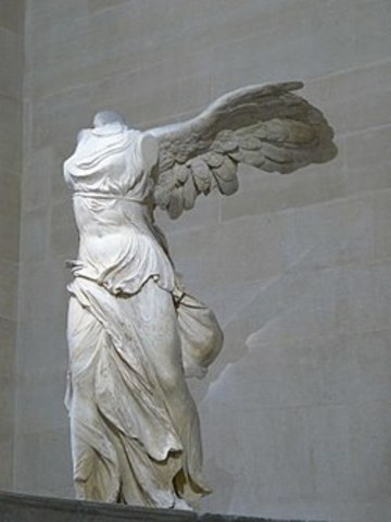 Nike(victory) of Samothrace, Ancient Greek, 180 BCE