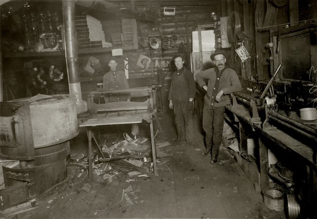 Vladek worked in Tin shop