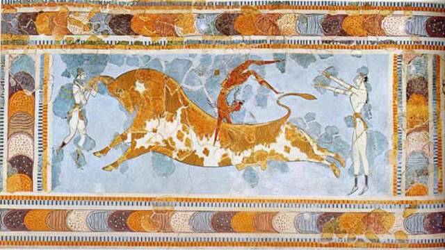 Bulls Leaping, Knossos, Crete (Ancient Greek)