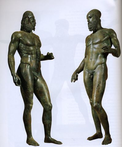 The Riace Warriors : Ancient Greek (460 - 450 AD)