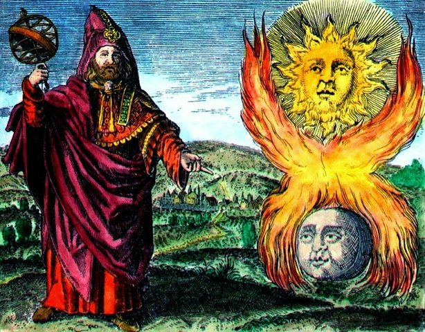 2. Se cree que Hermes Trismegisto, semi- mítico rey del Egipto funda el arte de la alquimia