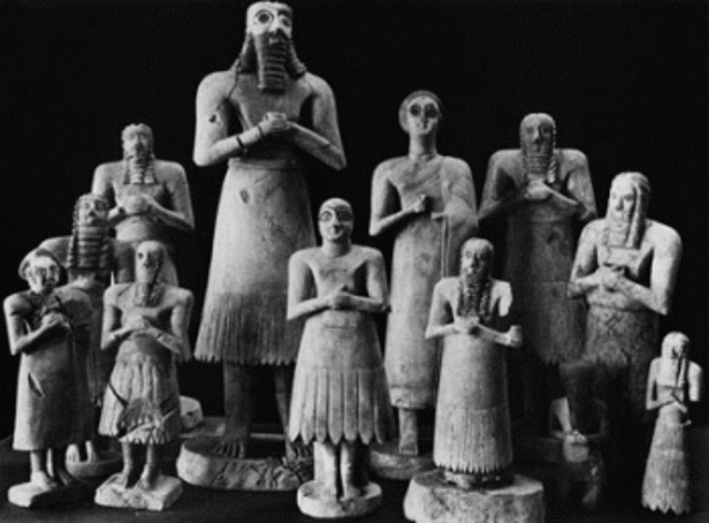 Tell Asmar Hoard Statues : Ancient Mesopotamia (2900 - 2350 BCE)