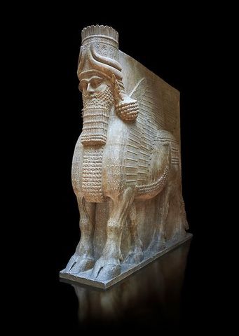 Lamassu from the citadel of Sargon II