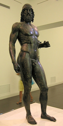 Riace Warrior, Ancient Greece, 460-450 BCE