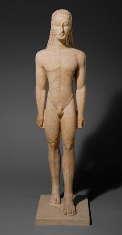 GREEK: Marble Statue of Kouros